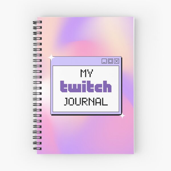 Item preview, My Twitch Journal designed and sold by LoveStuckShop.