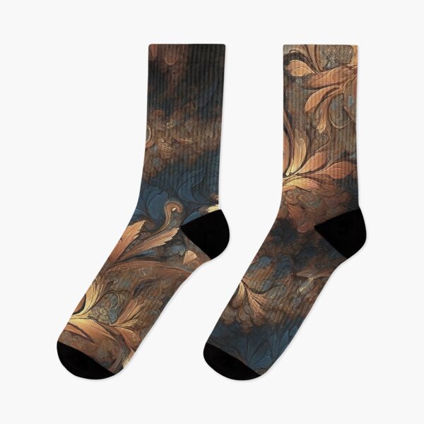 Item preview, Blue and brown fractal pattern. Fantastic math art. designed and sold by twisted-dot.