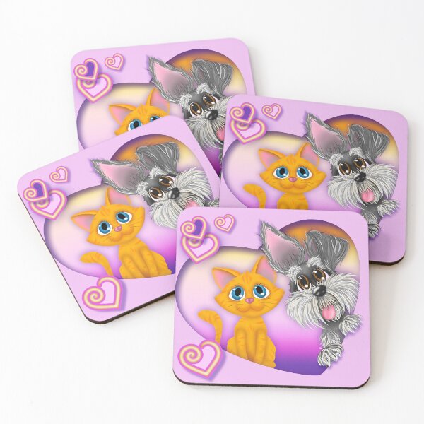 Item preview, Cat and puppy designed and sold by Noies Noise!.