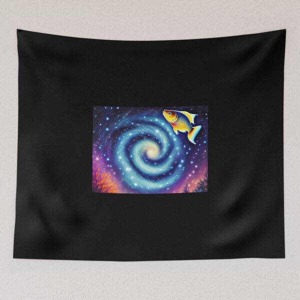 Item preview, Fish in space designed and sold by Flowerslaps.
