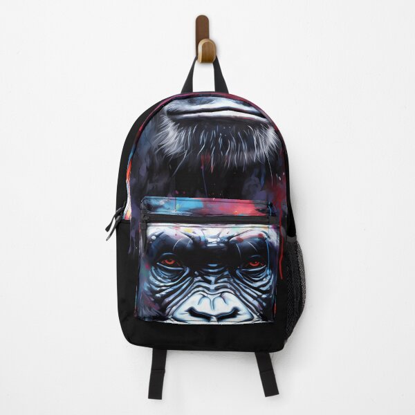 Item preview,  Gorilla listening to music  designed and sold by Linework Studio.