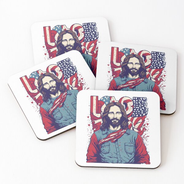 Artikelvorschau, Hearts United: Loves Jesus, Loves America entworfen und verkauft von Misterpng.