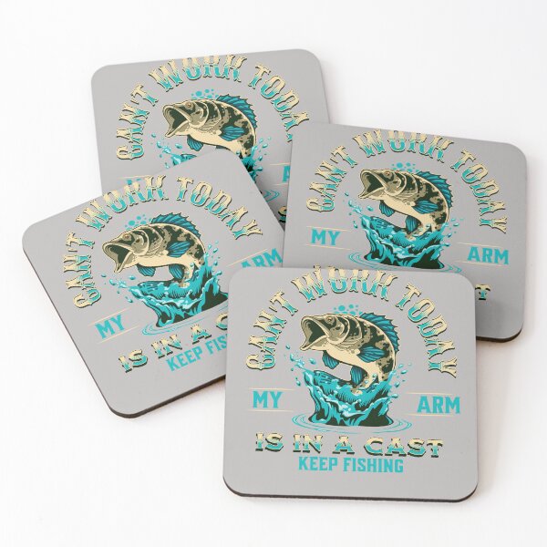 Item preview, Cant work today, My Arm is in a Cast - Fishing Outdoor Wear designed and sold by SilverWingInc.