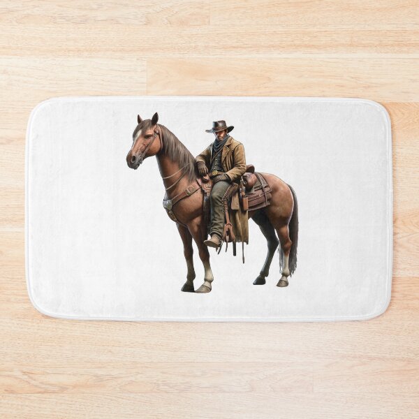 Item preview, Cowboy on a Horse in the Old Wild West like Red Dead Redemption designed and sold by kylmllr101684.