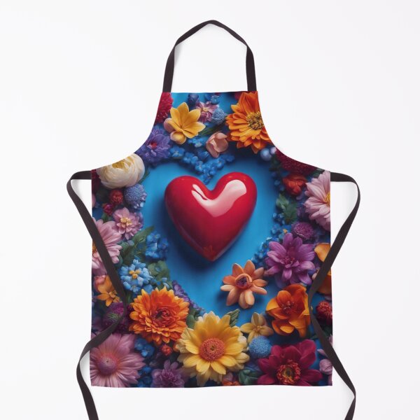 Artikelvorschau, Arrangement Of A Love Heart With Flowers entworfen und verkauft von TheArtOfPat.