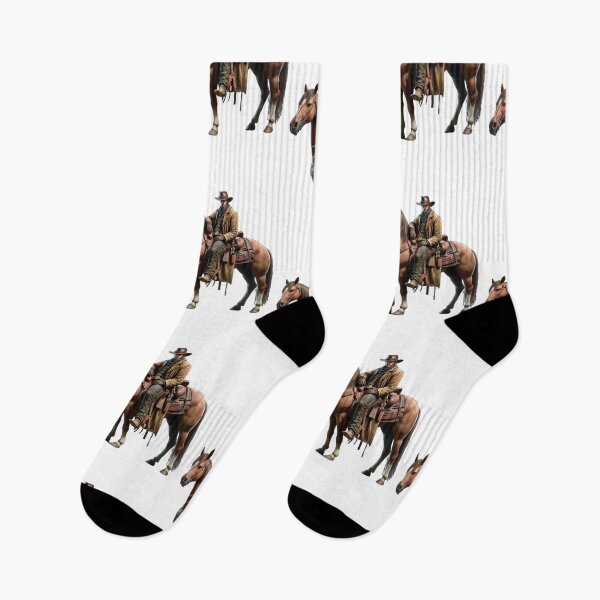 Item preview, Cowboy on a Horse in the Old Wild West like Red Dead Redemption designed and sold by kylmllr101684.
