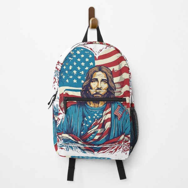 Artikelvorschau, Spiritual Patriot: Jesus and America Love entworfen und verkauft von Misterpng.