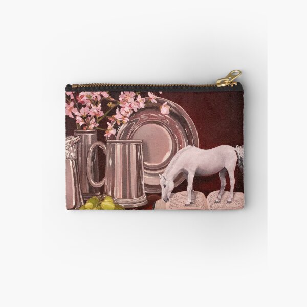 Item preview, Miniature horse still life fantasy oil painting designed and sold by Yue Zeng Art Studio.