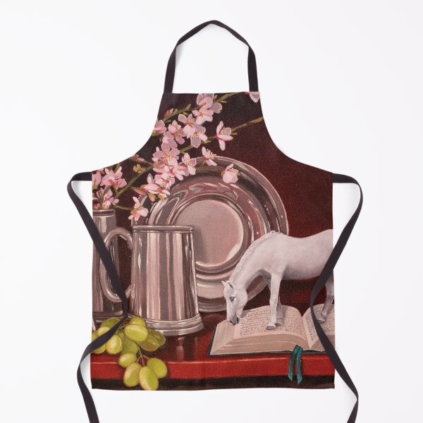 Item preview, Miniature horse still life fantasy oil painting designed and sold by Yue Zeng Art Studio.