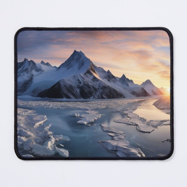 Item preview, Iceland mountains with sunrise sky - Landscape photography designed and sold by TheArtistOf2022.