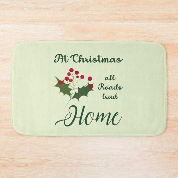 Item preview, At Christmas all Roads lead Home designed and sold by LemonTreeByUma.