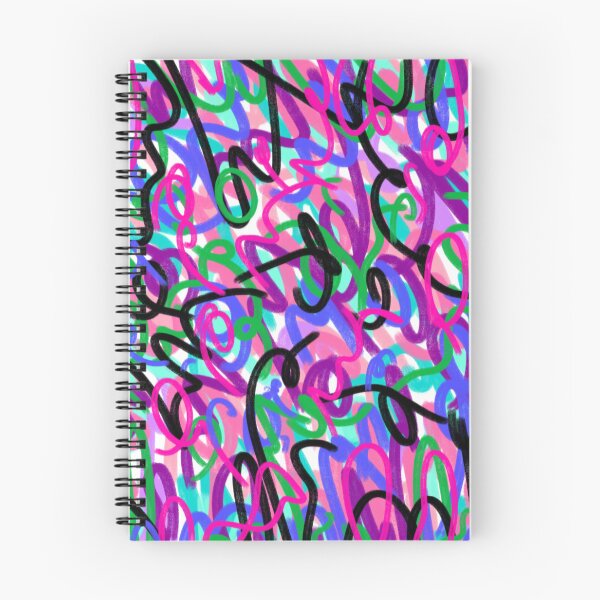 Item preview, Colorful Squiggles Abstract Art  designed and sold by DanielleGensler.