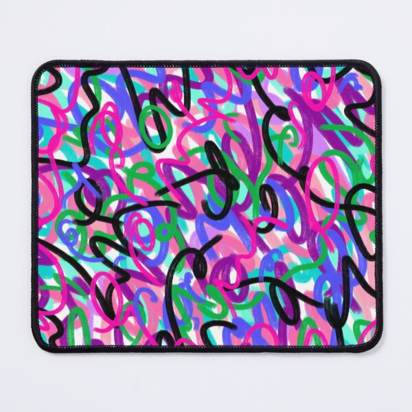 Item preview, Colorful Squiggles Abstract Art  designed and sold by DanielleGensler.
