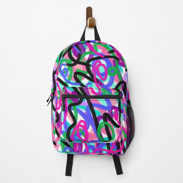 Item preview, Colorful Squiggles Abstract Art  designed and sold by DanielleGensler.