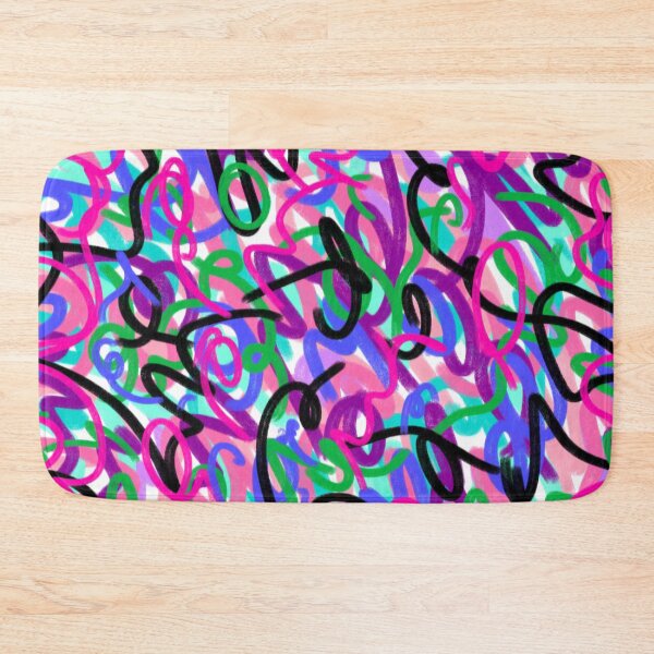 Item preview, Colorful Squiggles Abstract Art  designed and sold by DanielleGensler.
