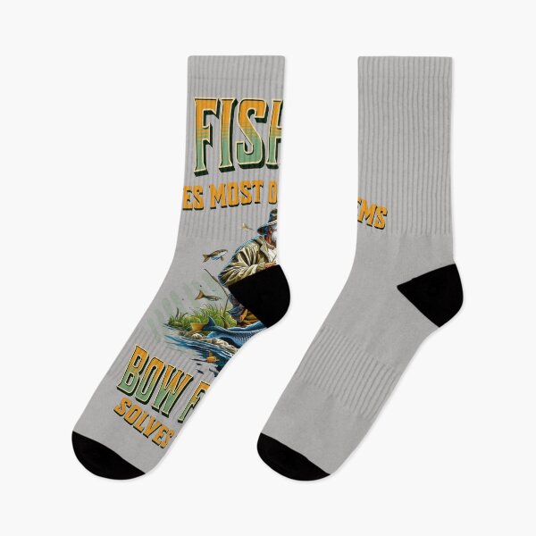 Item preview, Hunting Fishing Solves Most of my Problems - Outdoor Wear designed and sold by SilverWingInc.
