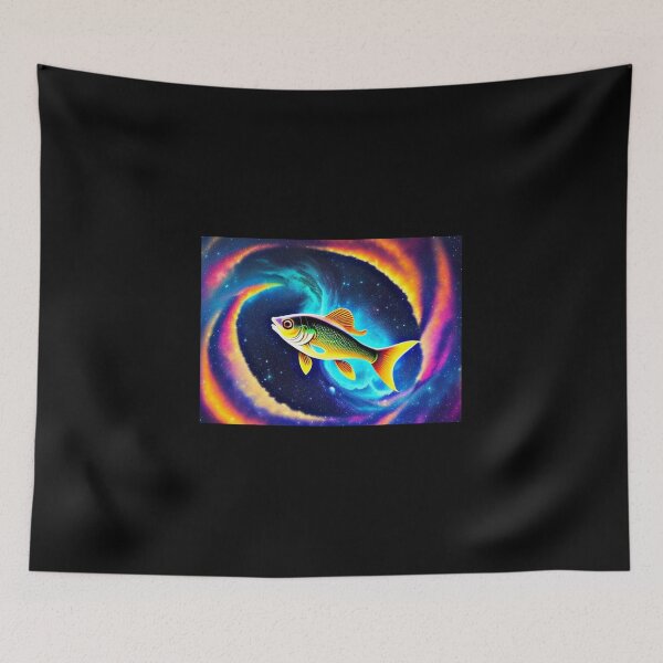 Item preview, Fish in space designed and sold by Flowerslaps.
