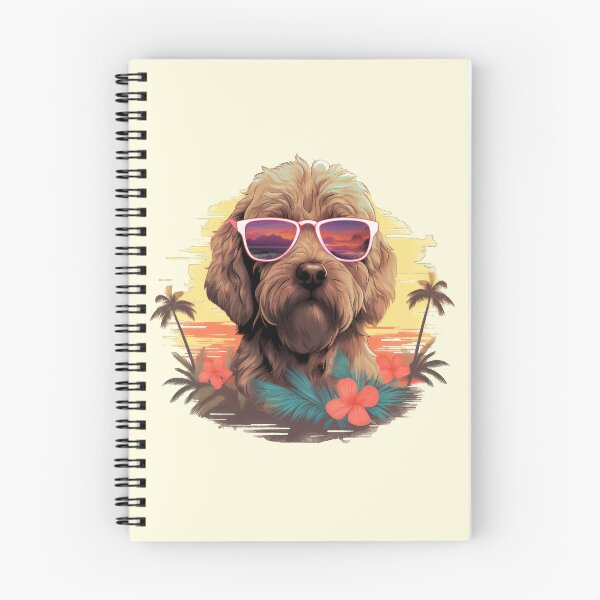 Item preview, Labradoodle Tropical Vacation designed and sold by ZombieLH.