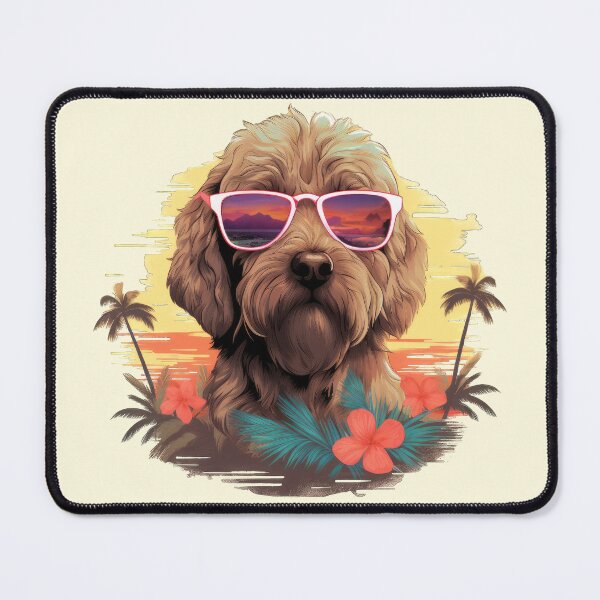 Artikelvorschau, Tropischer Labradoodle-Urlaub entworfen und verkauft von ZombieLH.