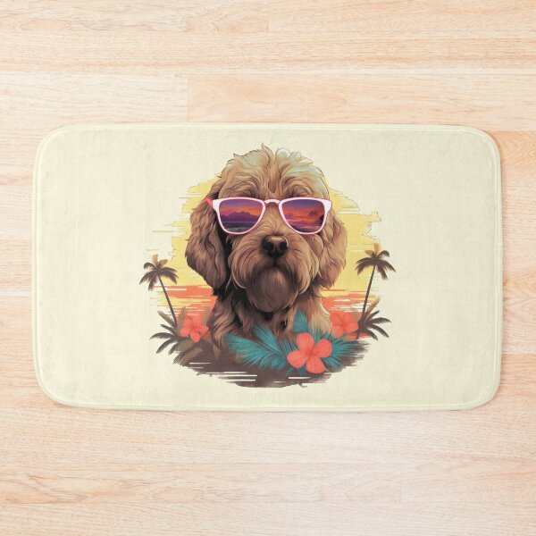 Item preview, Labradoodle Tropical Vacation designed and sold by ZombieLH.