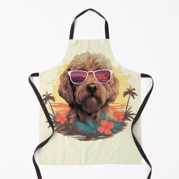 Item preview, Labradoodle Tropical Vacation designed and sold by ZombieLH.