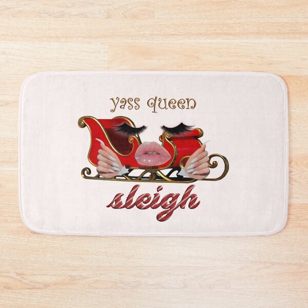 Item preview, yass queen sleigh - christmas / holiday designed and sold by snazzyseagull.
