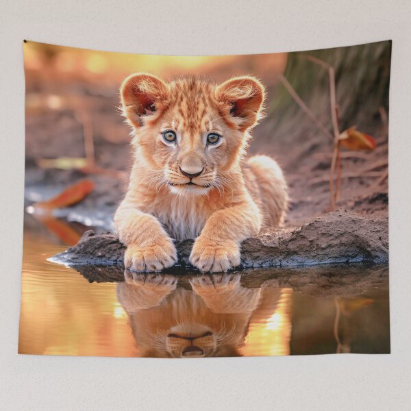 Item preview, Lion Cub. designed and sold by ScenicViewPics.
