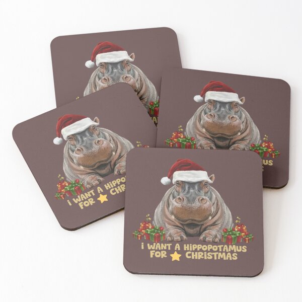 Item preview, I want a hippopotamus for christmas - funny quote designed and sold by Superdealkoeln.