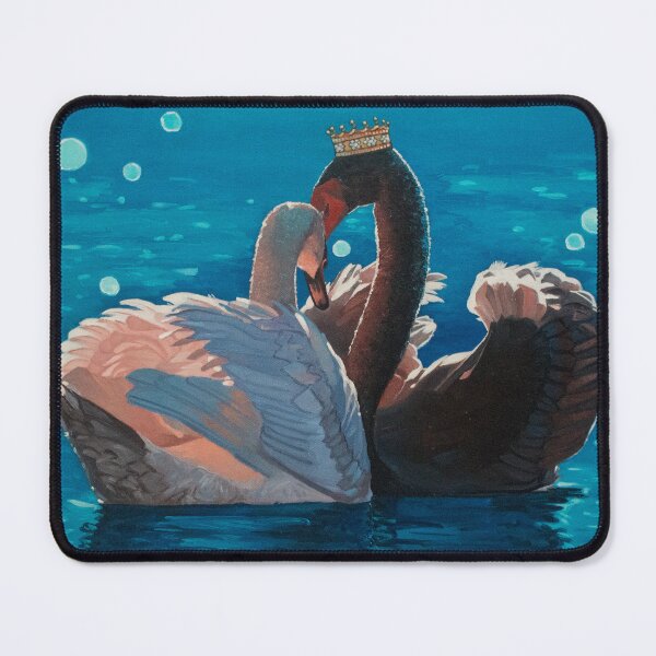 Item preview, Royal couple black and white swan designed and sold by Yue Zeng Art Studio.