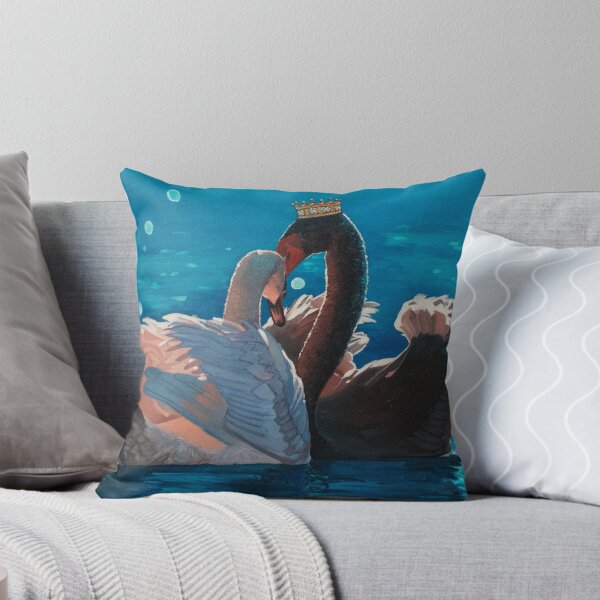 Item preview, Royal couple black and white swan designed and sold by Yue Zeng Art Studio.