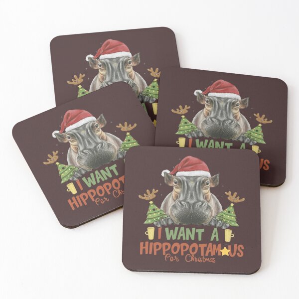 Item preview, I want a hippopotamus for christmas - funny quote designed and sold by Superdealkoeln.