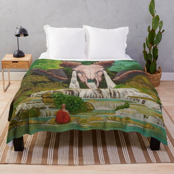 Item preview, Ram skull waterfall designed and sold by Yue Zeng Art Studio.