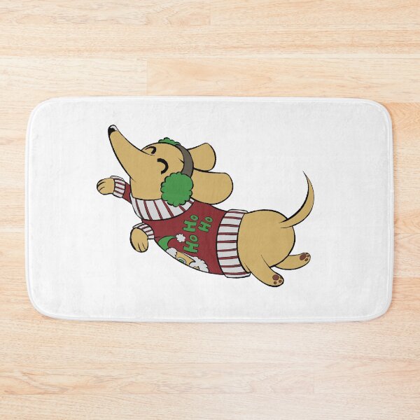 Item preview, perro salchicha de navidad designed and sold by izenArtelier.