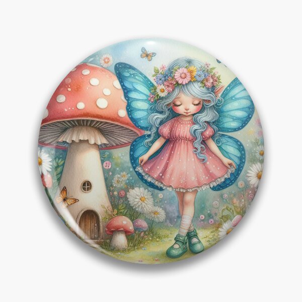 Item preview, Enchanting Fairy by the Mushroom House designed and sold by autrouvetout.