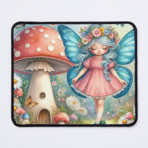 Item preview, Enchanting Fairy by the Mushroom House designed and sold by autrouvetout.