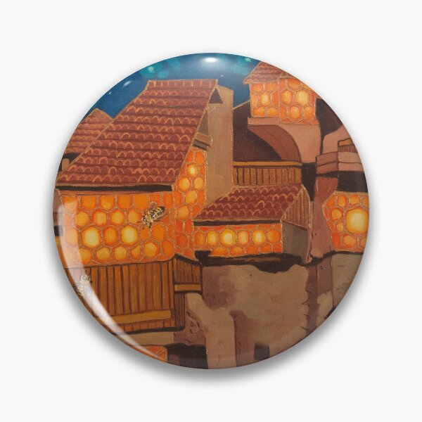 Artikelvorschau, Bee house fantasy oil painting entworfen und verkauft von Yue Zeng Art Studio.