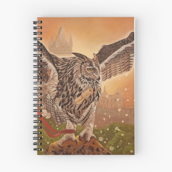Item preview, Owl messenger fantasy oil painting designed and sold by Yue Zeng Art Studio.