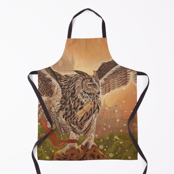 Item preview, Owl messenger fantasy oil painting designed and sold by Yue Zeng Art Studio.