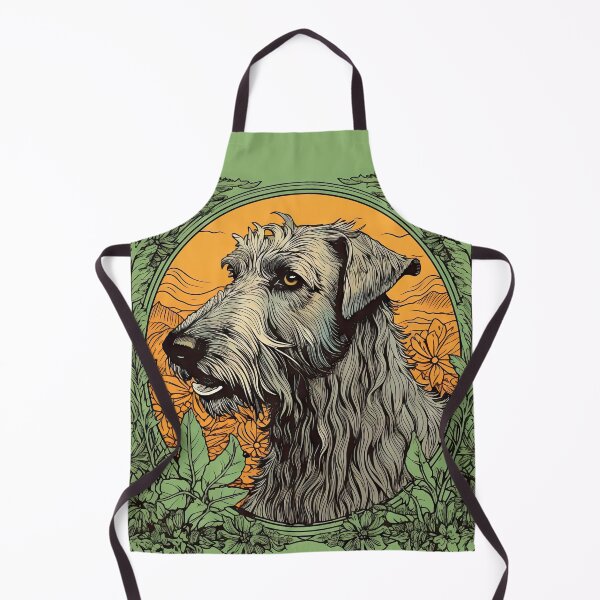 Item preview, Irish Wolfhound Retro Vintage Dog Portrait designed and sold by WallyPink.