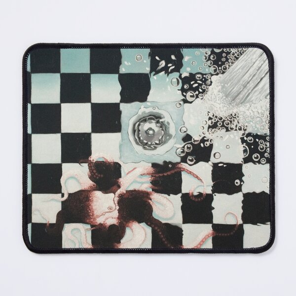 Item preview, Checkerboard octopus designed and sold by Yue Zeng Art Studio.