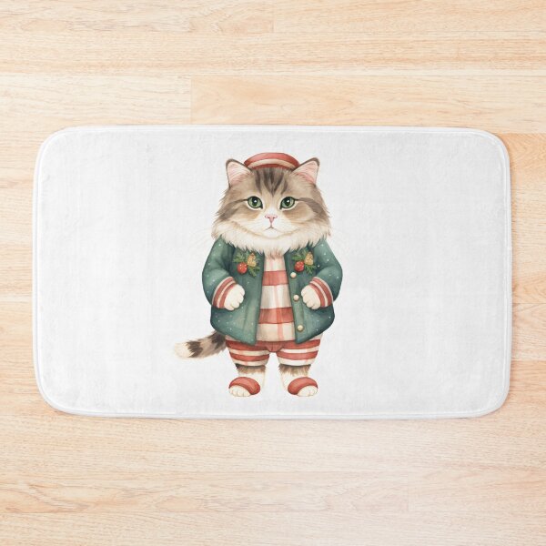Item preview, Yuletide Paws: A Dapper Cat's Holiday Ensemble designed and sold by alita-artwear.