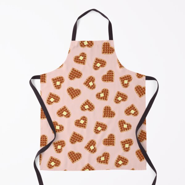 Item preview, heart shaped waffles - pink designed and sold by littlearrow.
