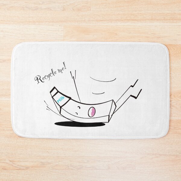 Item preview, The Crazy Milk (Design 7): Eco-Friendly Dairy - Crazy Milk's Recycling Call designed and sold by SmartDesignByBB.