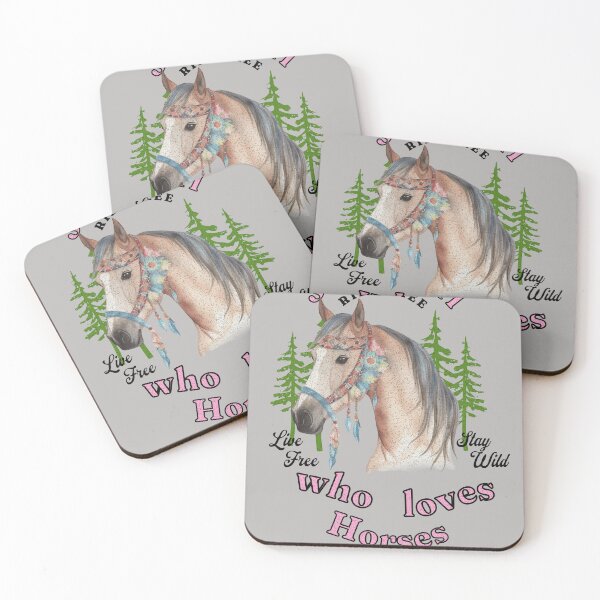 Item preview, Just a Girl who loves HORSES - love horse riding equestrian designed and sold by SilverWingInc.