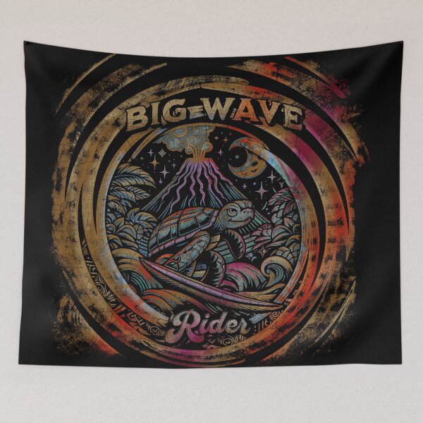 Item preview, Midnight Big Wave Rider designed and sold by sunnthreads.