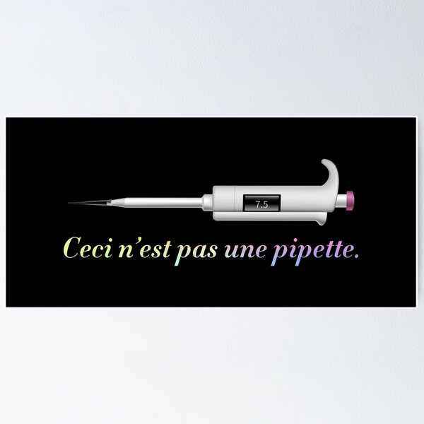 Item preview, Ceci nest pas une pipette designed and sold by ScienceCorner.