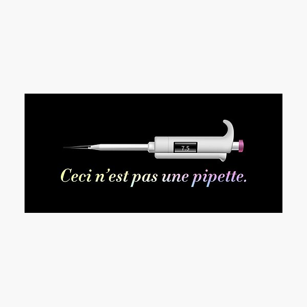 Item preview, Ceci nest pas une pipette designed and sold by ScienceCorner.