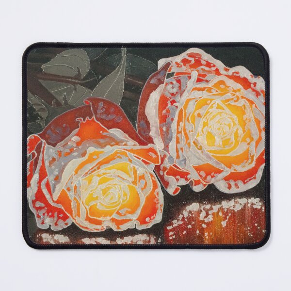 Item preview, Ash roses original fantasy oil painting designed and sold by Yue Zeng Art Studio.