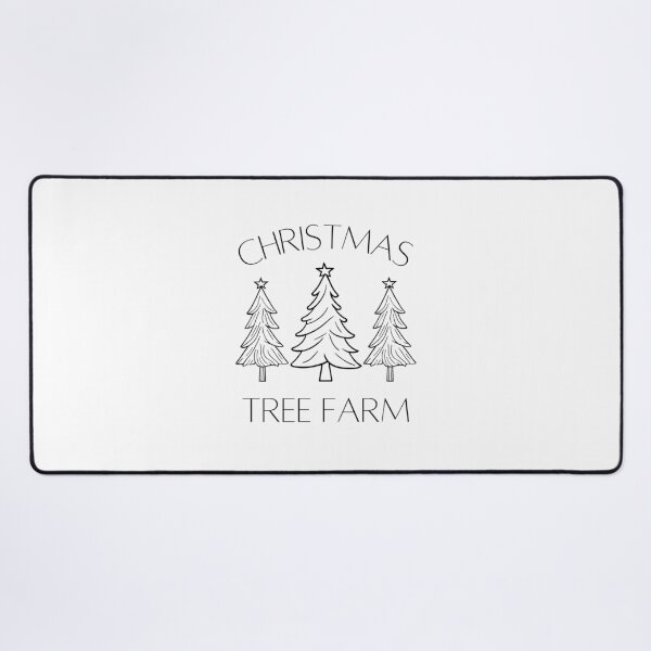 Item preview, Minimal Christmas Tree Farm - Black Font designed and sold by Hadley Winthrop Co..