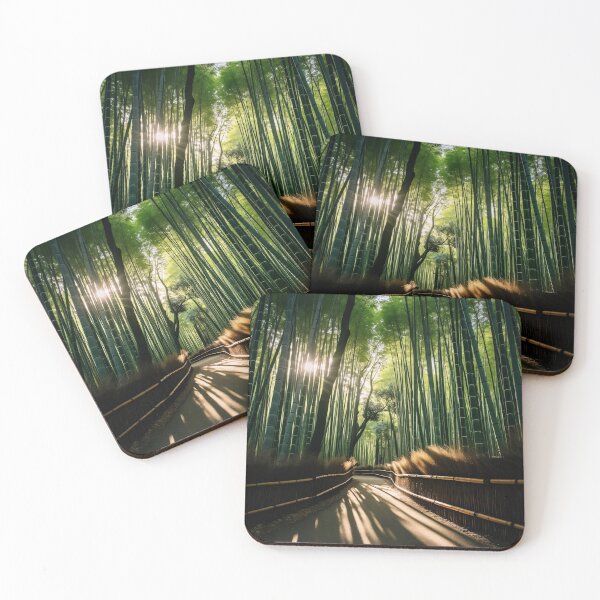 Item preview, Bamboo forest with path in China - Landscape photography designed and sold by TheArtistOf2022.